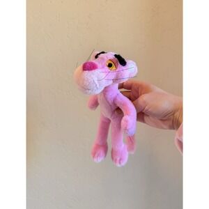 Vintage Pink Panther Small Plush Dakin 1993 Tag EUC Vibrant Pink Plush